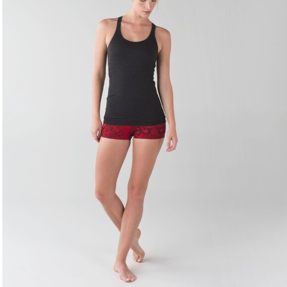 Lululemon Boogie Short (Roll Down) Ziggy Snake Red Tide Cranberry sz 6 - Picture 3 of 7